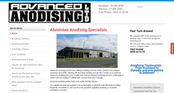 Desktop Screenshot of anodizing.co.nz