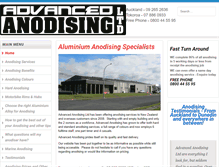 Tablet Screenshot of anodizing.co.nz
